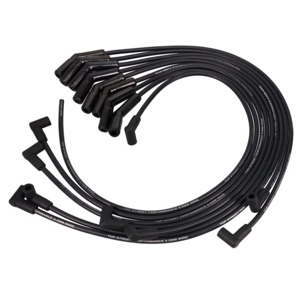 Chevy Big Block Wires; 8.5mm Black; 135 Deg. Black Ceramic Plug Boots