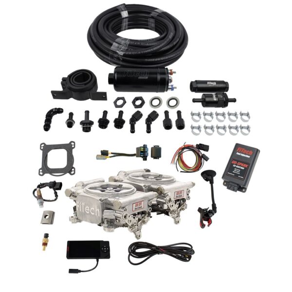 Go EFI 2x4 625 HP Bright Aluminum EFI System