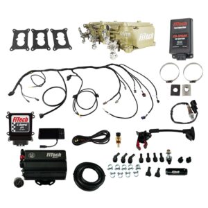 Go EFI 3x2 Tri Power 600 HP Classic Gold EFI System