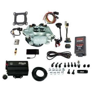 Go EFI 4 600 HP Power Adder Bright Aluminum EFI System