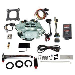 Go EFI 4 600 HP Power Adder Bright Aluminum EFI System