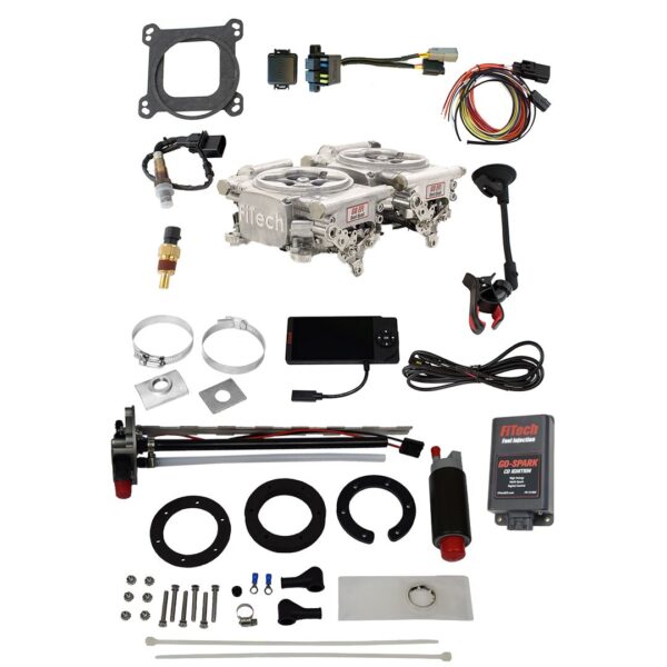 Go EFI 2x4 625 HP Bright Aluminum EFI System