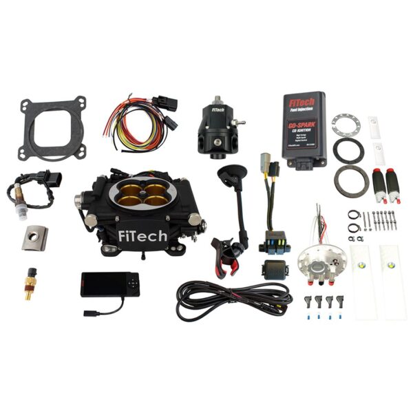 Go EFI 8 1200 HP Matte Black Finish System Master Kit