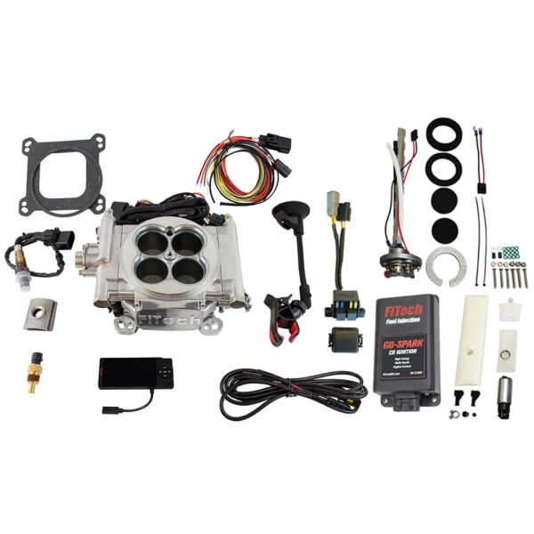 Go EFI 4 600 HP Bright Aluminum EFI System Master Kit