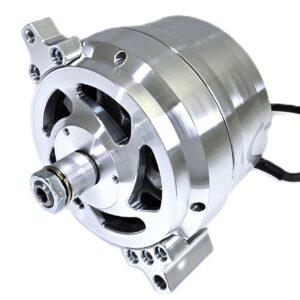 BILLET ALTERNATOR - GM 10Si - 140A - Chrome