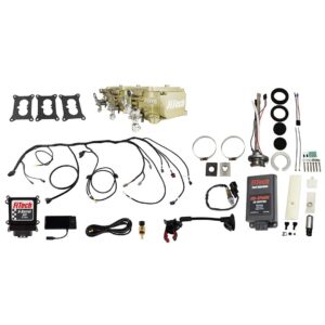 Go EFI 3x2 Tri Power 600 HP Classic Gold EFI System Master Kit