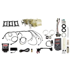 Go EFI 3x2 Tri Power 600 HP Classic Gold EFI System Master Kit