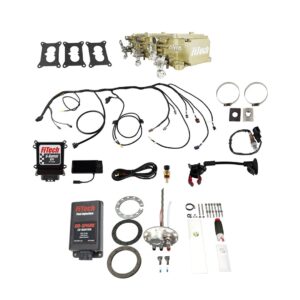 Go EFI 3x2 Tri Power 600 HP Classic Gold EFI System Master Kit