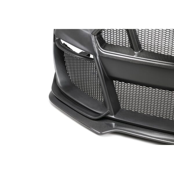 Anderson Composites, AC-FB18FDMU-ST-PC, Type-ST partial carbon front bumper for 2018-2020 Ford Mustang (only work with Type-ST fenders)
