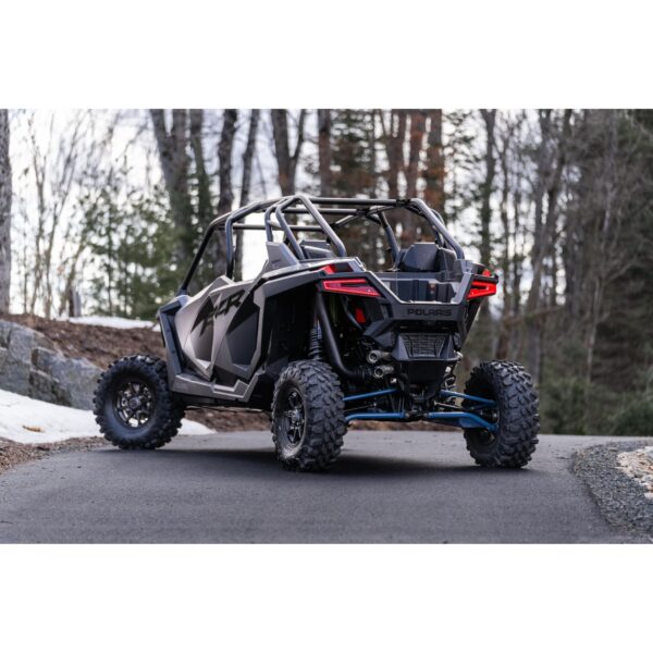 Polaris Active Dual Outlet Slip-on Muffler.