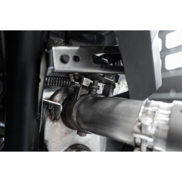 Polaris Active Dual Outlet Slip-on Muffler.