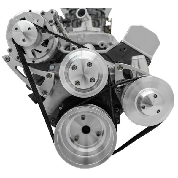 Small Block Chevy Ultra Serpentine Conversion System (PS/ALT)