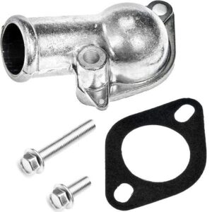 THERMOSTAT HOUSING ANGLE FOR GM, FOR SBC & BBC, ALUMINUM