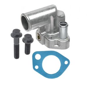 THERMOSTAT HOUSING, 90 Degree ANGLE FOR Ford windsor 302, 351, ALUMINUM