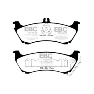 6000 Series Greenstuff Truck/SUV Brakes Disc Pads