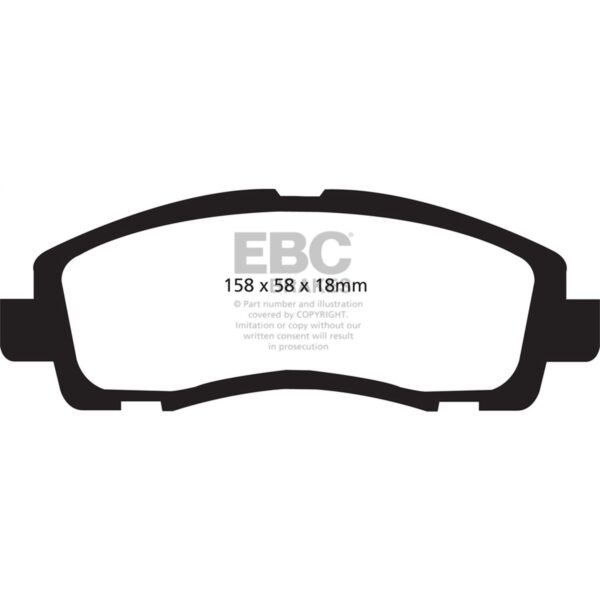 6000 Series Greenstuff Truck/SUV Brakes Disc Pads