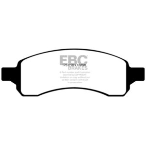 6000 Series Greenstuff Truck/SUV Brakes Disc Pads