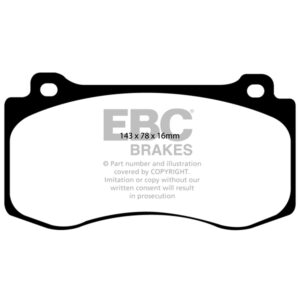 6000 Series Greenstuff Truck/SUV Brakes Disc Pads