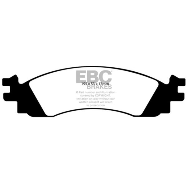 6000 Series Greenstuff Truck/SUV Brakes Disc Pads