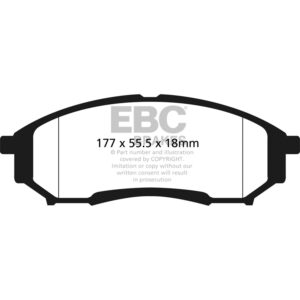 6000 Series Greenstuff Truck/SUV Brakes Disc Pads