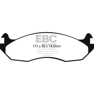 6000 Series Greenstuff Truck/SUV Brakes Disc Pads