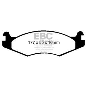 6000 Series Greenstuff Truck/SUV Brakes Disc Pads