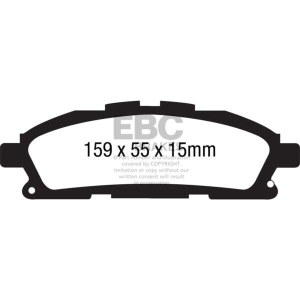 6000 Series Greenstuff Truck/SUV Brakes Disc Pads