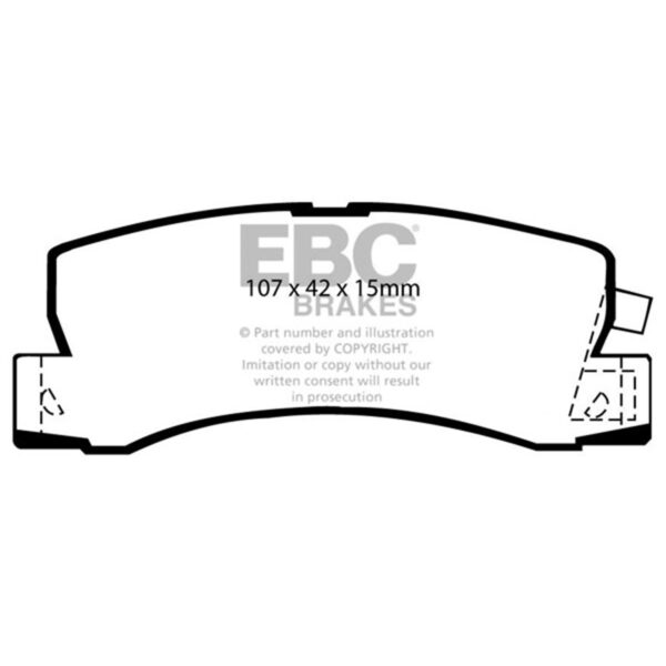 6000 Series Greenstuff Truck/SUV Brakes Disc Pads