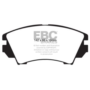 6000 Series Greenstuff Truck/SUV Brakes Disc Pads