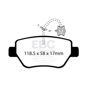 Redstuff Ceramic Low Dust Brake Pads