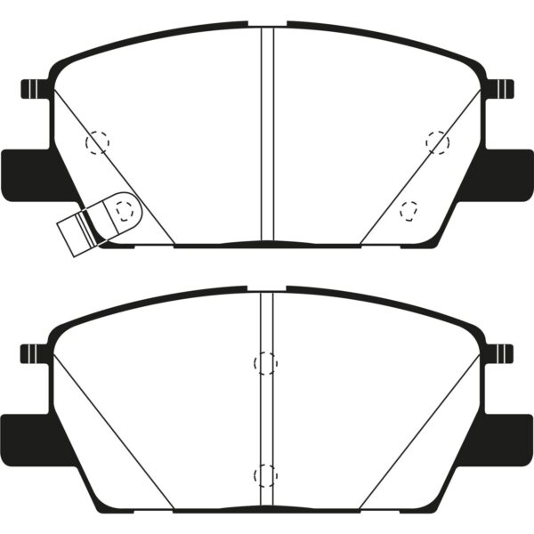 6000 Series Greenstuff Truck/SUV Brakes Disc Pads