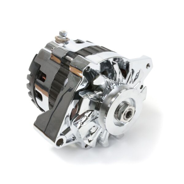 TSP Alternator; GM CS130 V-Belt 220 Amps; Chrome