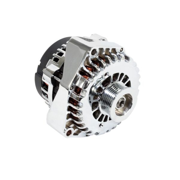 TSP Alternator; GM AD244 Serpentine Belt 180 Amps; Chrome; LS Truck Engines