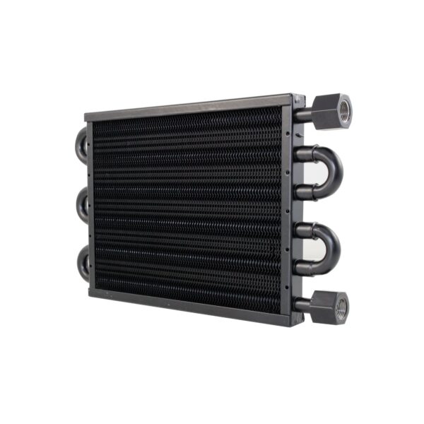 TSP Transmission Oil Cooler; 7 1/2" x 12 3/4" with Flare Fitting