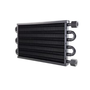 TSP Transmission Oil Cooler; 7 1/2" x 15 1/2" with Flare Fitting