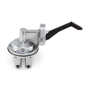 TSP Mechanical Fuel Pump; Two Valve 80 GPH 8 PSI; Chrysler SB (273-360); Chrome