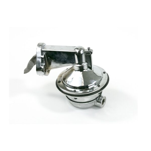 TSP Mechanical Fuel Pump; Two Valve 80 GPH 8 PSI; Chrysler BB(361-440); Chrome