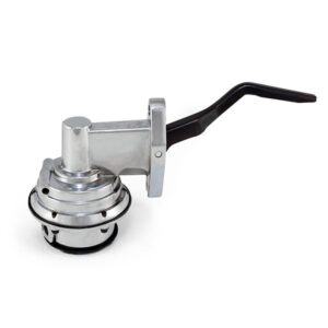 TSP Mechanical Fuel Pump; Two Valve 80 GPH 8 PSI; Ford 351C; Chrome