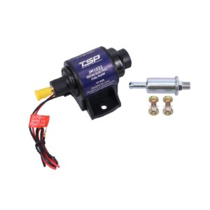 Micro Electric Fuel Pump; 35 gph; 4-7 PSI; Gasoline; with Filter; Carburetor