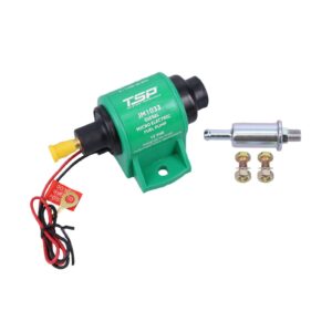 Micro Electric Fuel Pump; 35 gph; 4-7 PSI; Gasoline; with Filter; Carburetor