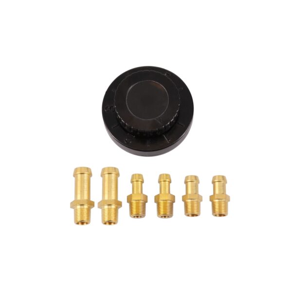 Fuel Pressure Regulator; 1-6 PSI; Black