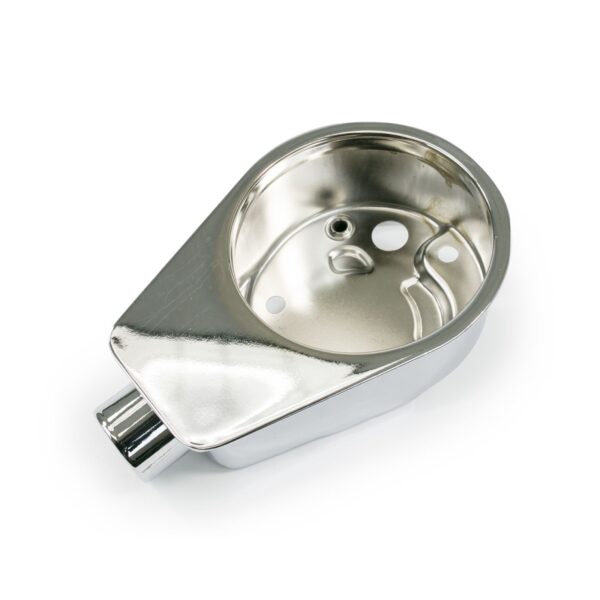 TSP Power Steering Pump Reservoir; GM Saginaw P Series; Chrome