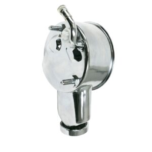 TSP Power Steering Pump; GM Saginaw "Banjo Style" Chrome
