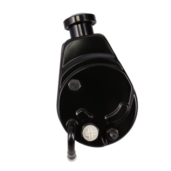 Power Steering Pump; GM Saginaw P Series; Keyway; Black