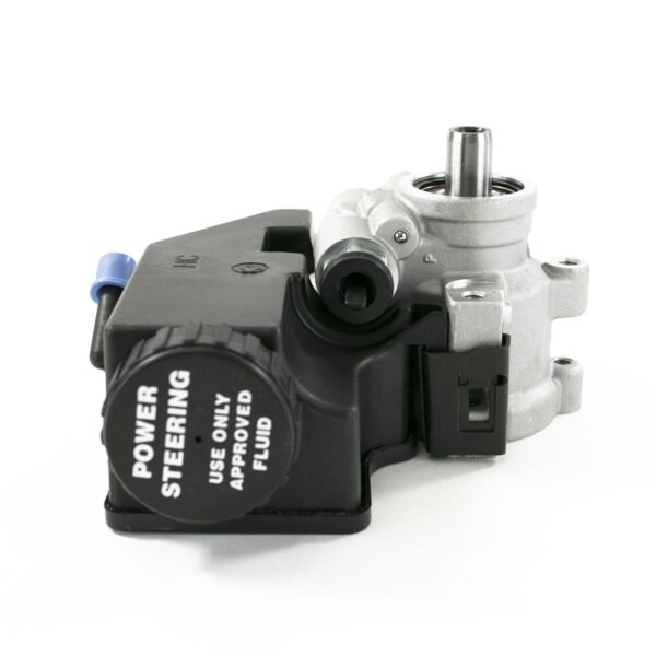 TSP Power Steering Pump; GM Type 2; Saginaw TC Series; w/ Integral Reservoir; Satin