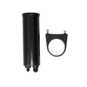 TSP Remote Power Steering Reservoir, Black Aluminum
