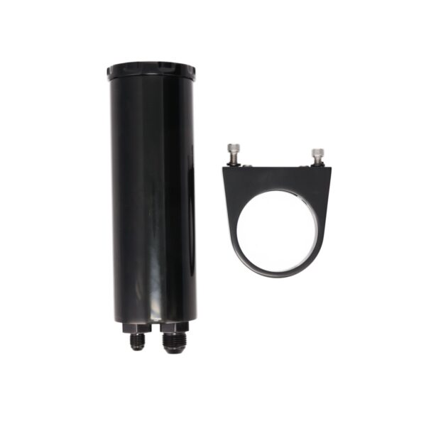 TSP Remote Power Steering Reservoir, Black Aluminum