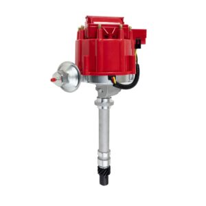 TSP HEI Distributor; Chevrolet Corvette V8 (1962-1974) with Tach Drive; Red