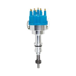 TSP Pro Billet Distributor; Ford Small Block V8 (221; 260; 289; 302); Blue