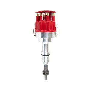 TSP Pro Billet Distributor; Ford Small Block V8 (221; 260; 289; 302); Red